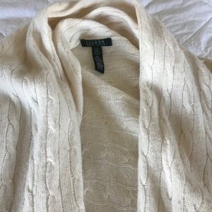 Ralph Lauren draped open cardigan
